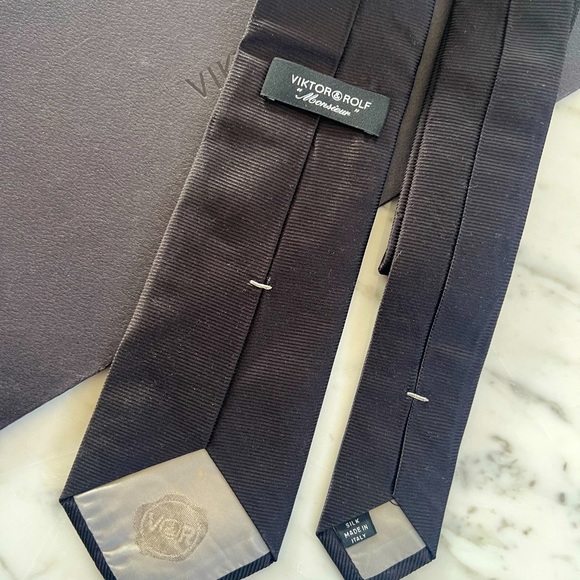 Viktor & Rolf Monsieur Crystal Silk Tie - Rare! - Picture 5 of 5